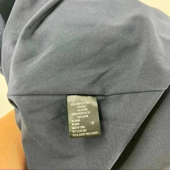 Alex/Marie Women's Navy Blue Shift Sleeveless Lined Career Dress Size 12 - Picture 9 of 9